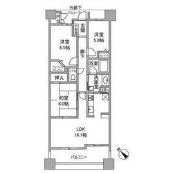 ライオンズ岐阜セントマークス壱番館の物件間取画像